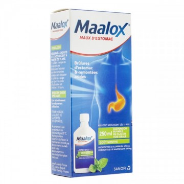 Maalox Stomach ache mint taste oral solution 250ml Sanofi efarma.al - 1