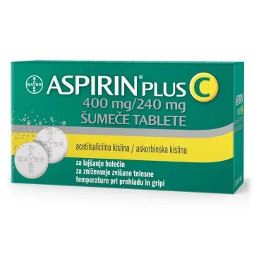 Aspirin plus C 400 mg/240 mg Bayer efarma.al - 1