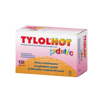 Tylol Hot Pediatric 250mg/2mg/30mg Nobel efarma.al - 1