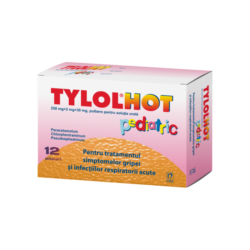 Tylol Hot Pediatric 250mg/2mg/30mg Nobel