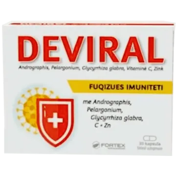 Deviral Fortex 30 kapsula efarma.al - 1