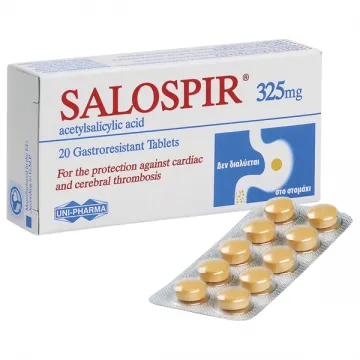 SALOSPIR 325mg, 20 Compresse Uni-Pharma https://efarma.al/it/ - 1