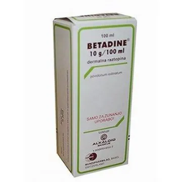 Betadine *10% 100Ml Alkaloid Shkup https://efarma.al/sq/ - 1
