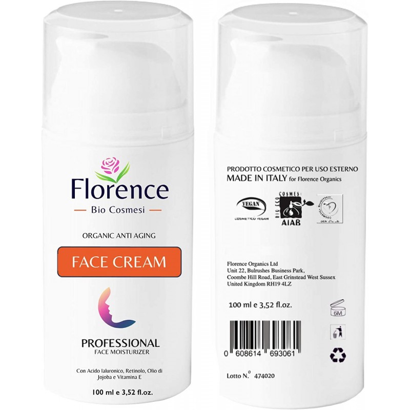Florence Retinol & Hyaluronic Acid Cream 100ml Florence Organics - 2