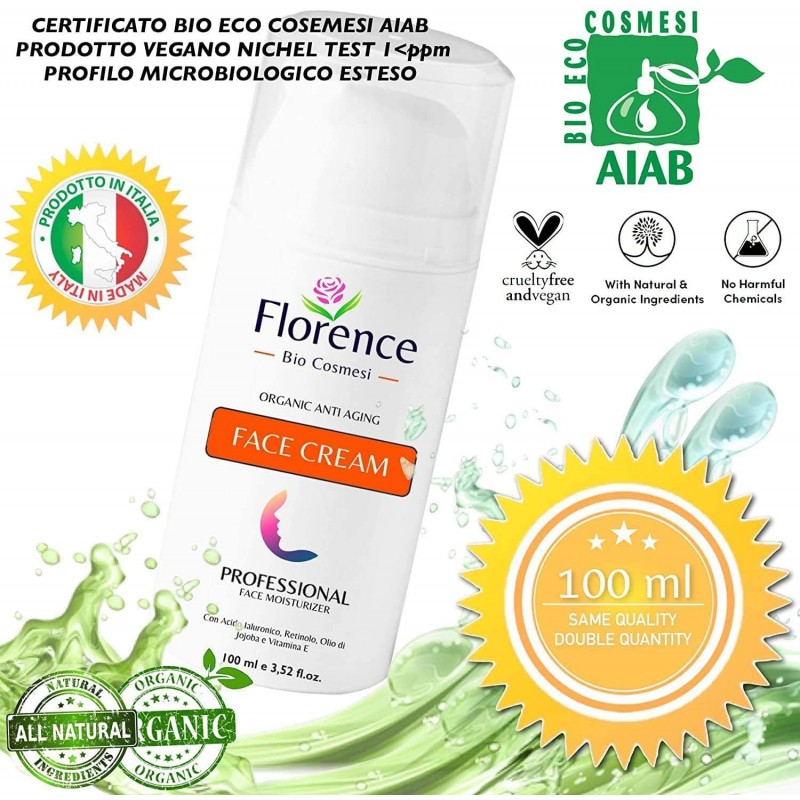 Florence Retinol & Hyaluronic Acid Cream 100ml Florence Organics - 7