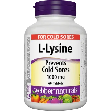 L-Lisina, 1000 mg, 60 Compresse - Webber Naturals https://efarma.al/it/ - 1