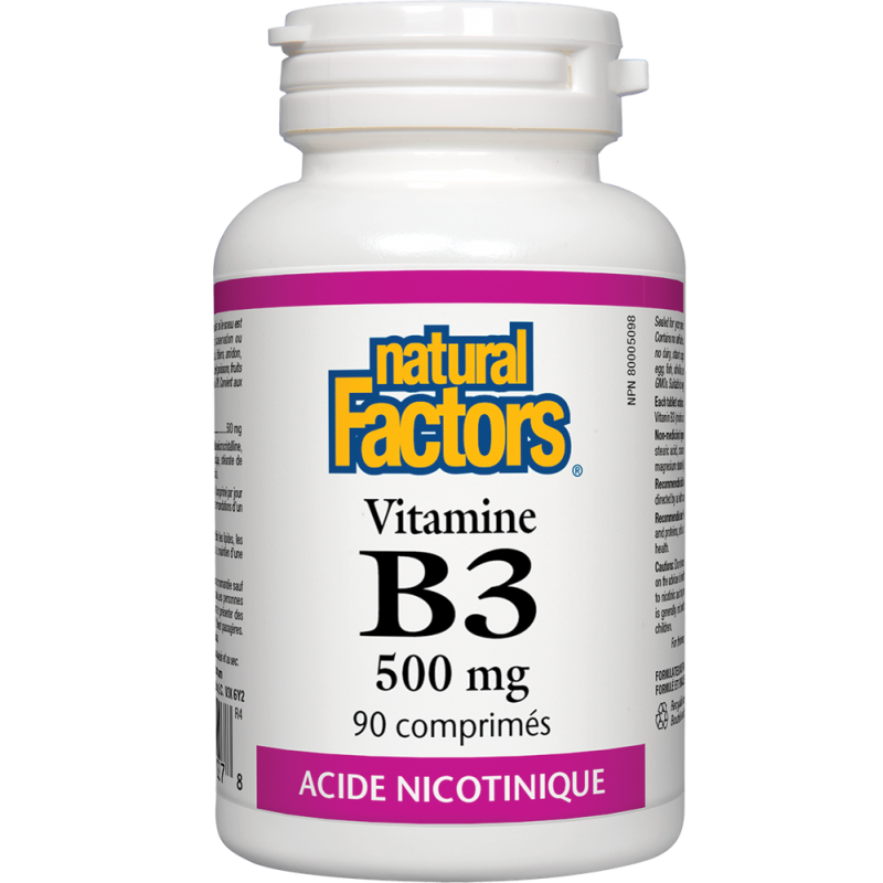 Vitamina B3 Niacina 500 mg