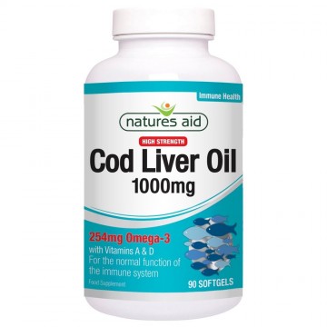 Natures Aid Cod Liver Oil efarma.al - 1