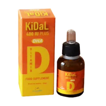 Kidal Vitamina D (400 UI) più DHA https://efarma.al/it/ - 1