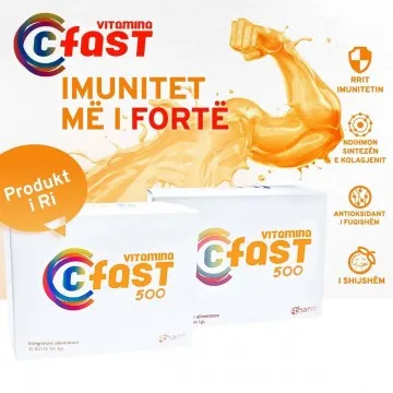 C-Fast - Vitamin C 500mg 30 bustina efarma.al - 1