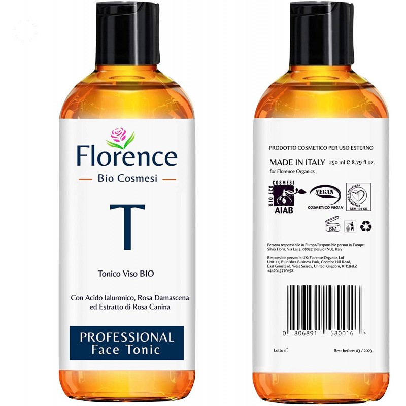 Florence Face Tonic Bio 250ml Florence Organics - 2