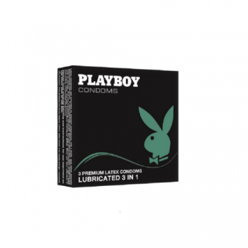 PlayBoy Prezervativ Te Lubrifikuar 3 in 1 efarma.al - 1