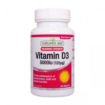 Natures Aid - Vitamin D3 5000IU efarma.al - 1