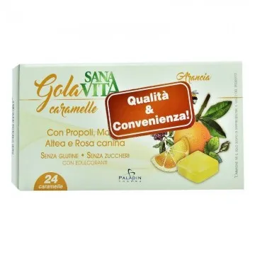 Sanavita Gola Arancia - 24 Caramelle - 1