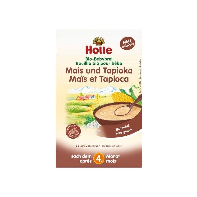 Holle – Pure organik me misër dhe tapiokë (4m+) Holle - 1