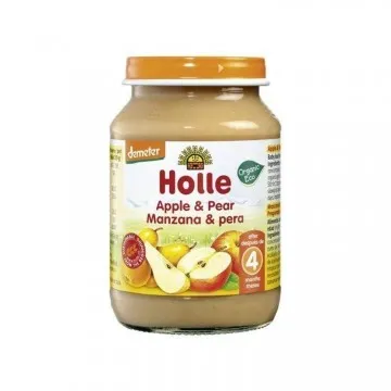 Holle – Pure me mollë dhe dardhë (4m+) Holle - 1
