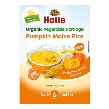 Holle – Porridge vegetale biologico Riso di mais zucca (6m+) Holle - 1