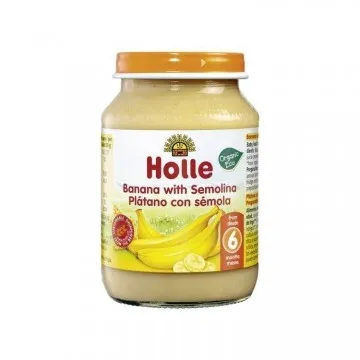 Holle – Pure me banane dhe grurë (6m+) Holle - 1