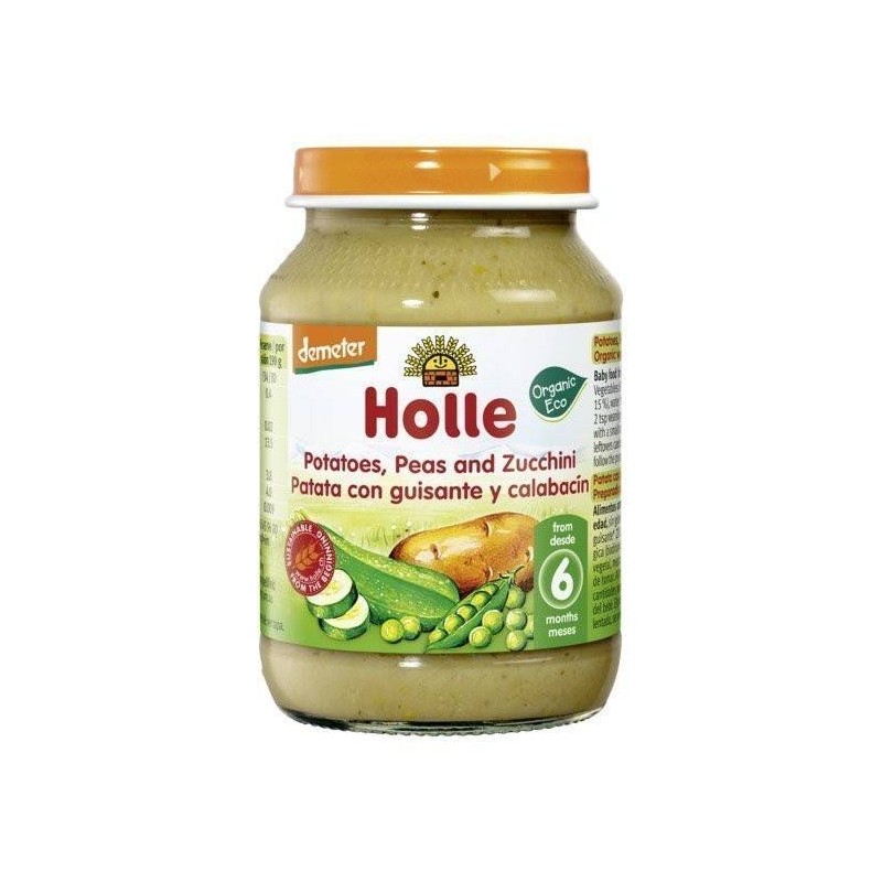 Holle - Pure me patate, bizele dhe qersh e njomë (6m+) Holle - 1