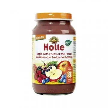 Holle – Pure me mollë dhe fruta pylli (8m+) Holle - 1