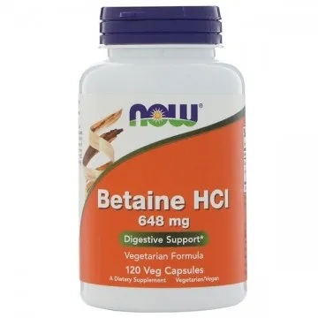 Now Betaine HCl 648 mg - 1