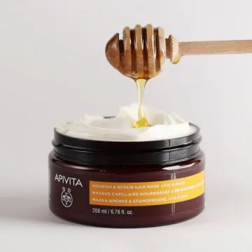Apivita - Riparim intensiv Ushqyes & Riparimi i maskës së flokëve Apivita - 1