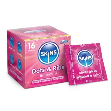 Skins Condoms Dots & Ribs...