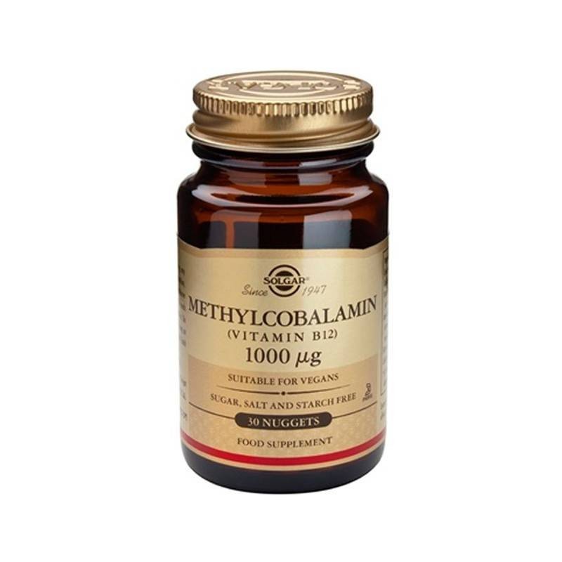 Solgar – Metilcobalamina, vitamina B12 (1000mcg) Solgar - 1