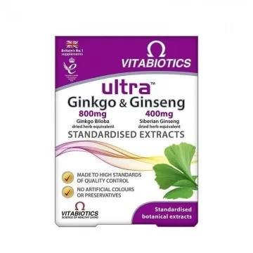 Vitabiotics – Ultra Ginkgo & Ginseng Vitabiotics - 1