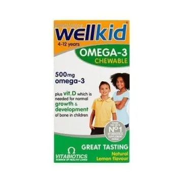 Vitabiotics – Wellkid Omega-3 i përtypshëm Vitabiotics - 1