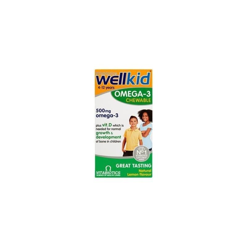 Vitabiotics – Wellkid Omega-3 i përtypshëm Vitabiotics - 1