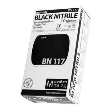 Gloves Black Nitrile - M efarma.al - 1