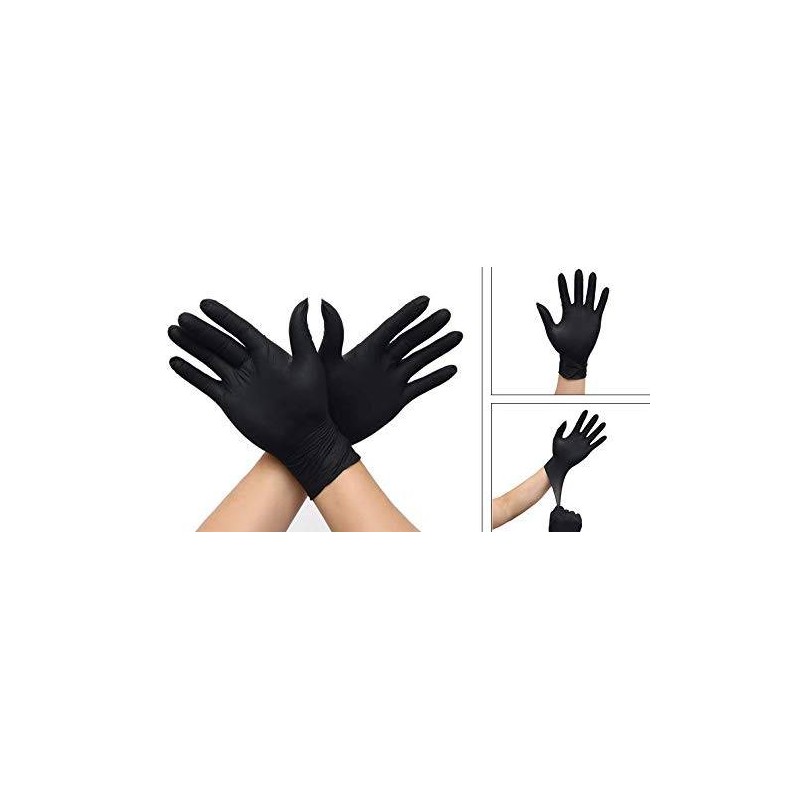 Gloves Black Nitrile - M efarma.al - 6