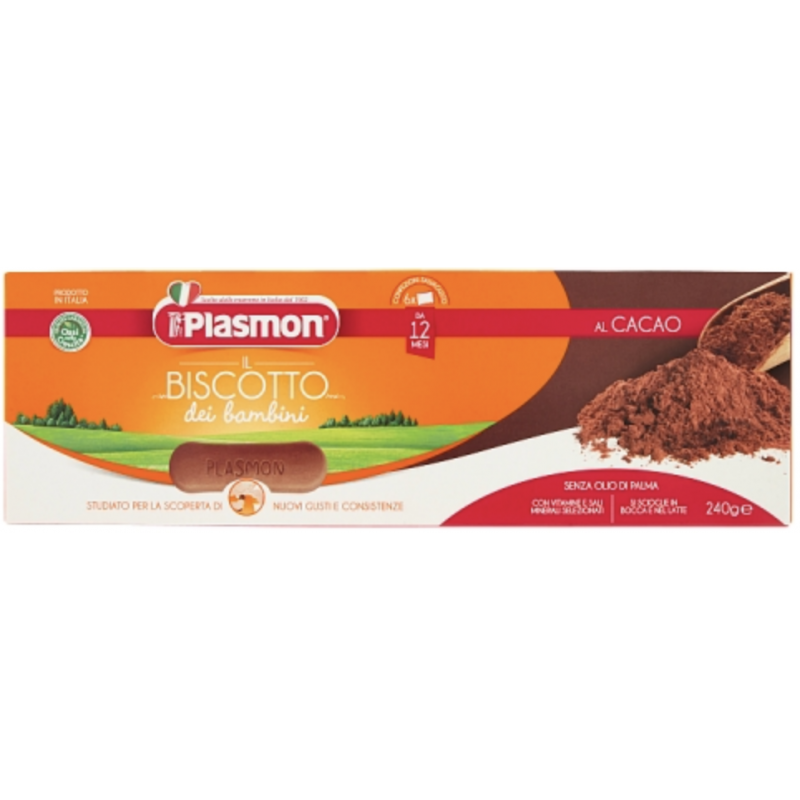 Plasmon il Biscotto dei bambini al Cacao 240 g Plasmon - 1