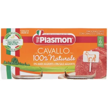 Plasmon Cavallo Omogeneizzato con Cavallo e Cereale 2 x 80 g Plasmon - 1