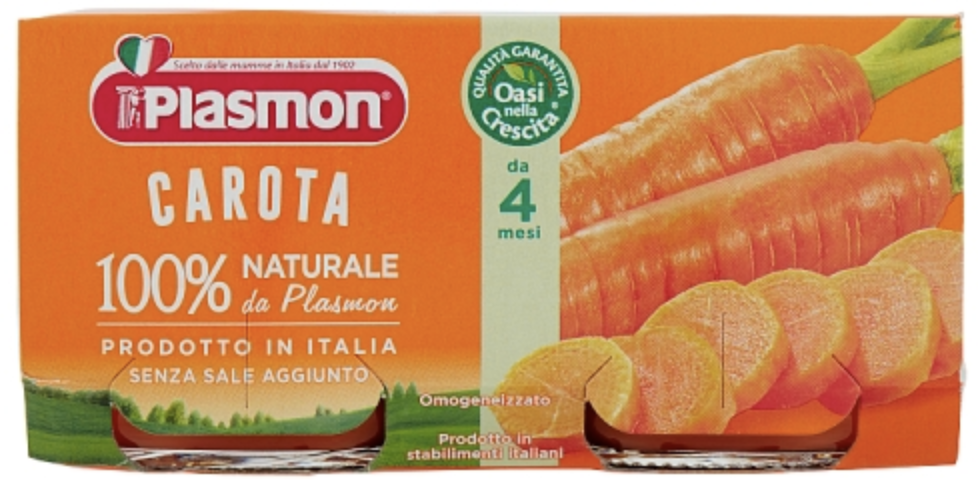 Omogeneizzato Carota Plasmon