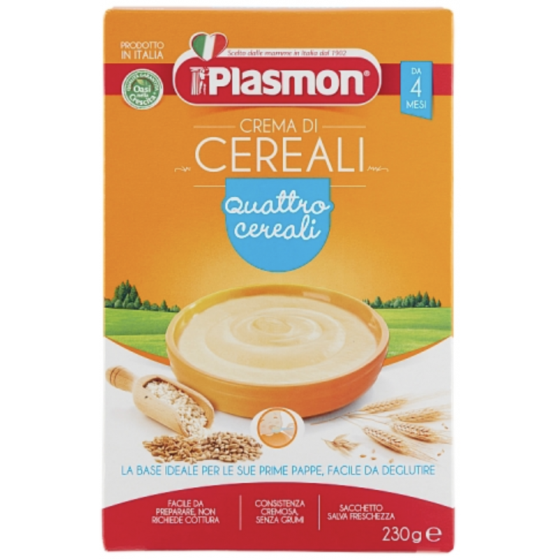 Plasmon Crema di Cereali quattro cereali 230 g Plasmon - 1