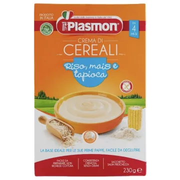 Plasmon Crema di Cereali Riso, ma e tapioca 230 g Plasmon - 1